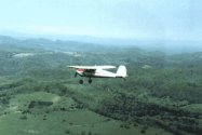 A nice shot of John Taylor's 140 in flight.